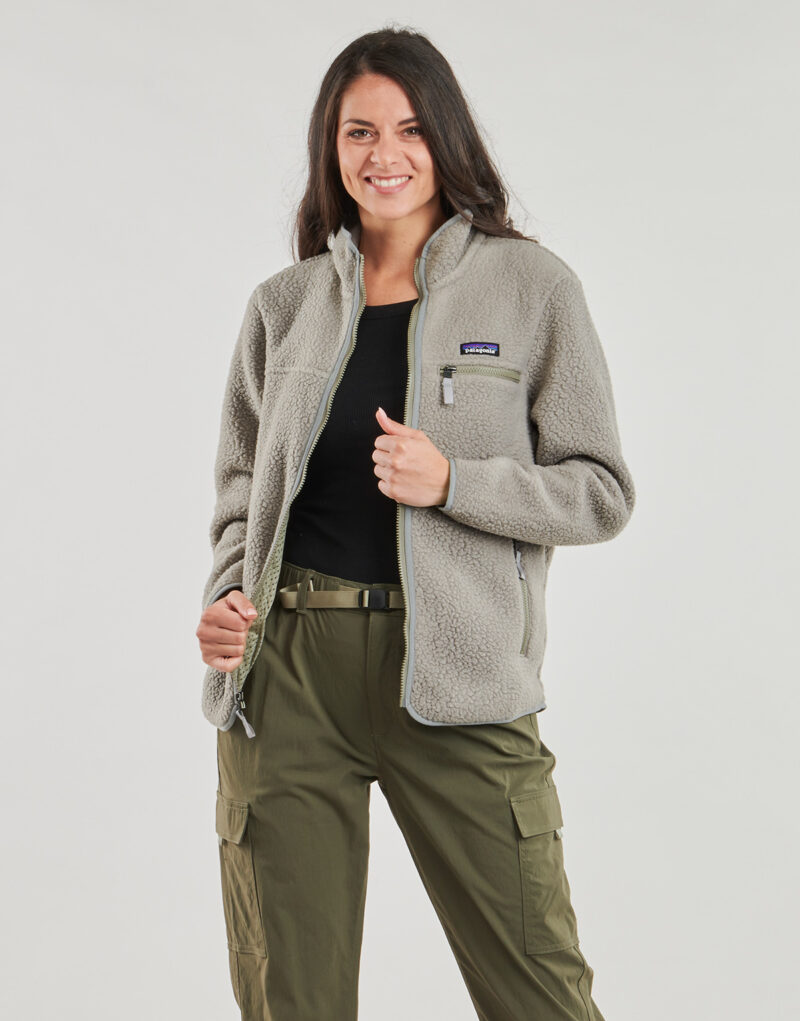 Felpa  Patagonia  WOMEN'S RETRO PILE JACKET  Grigio -  Felpe Donna - 2