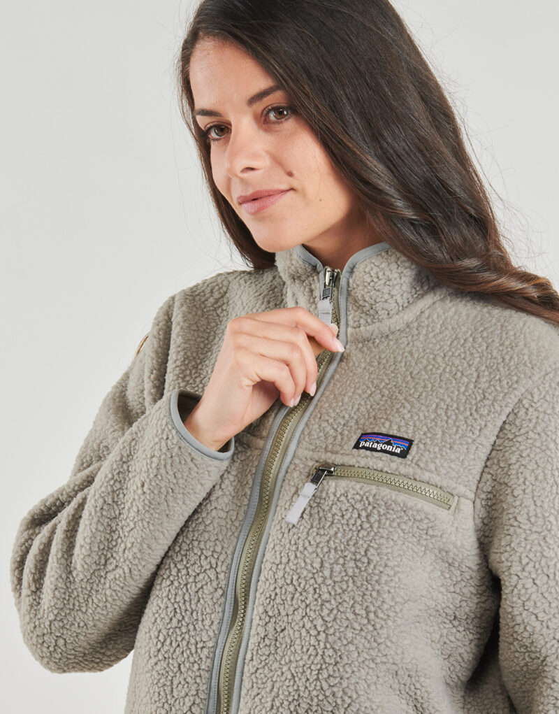 Felpa  Patagonia  WOMEN'S RETRO PILE JACKET  Grigio -  Felpe Donna - 5