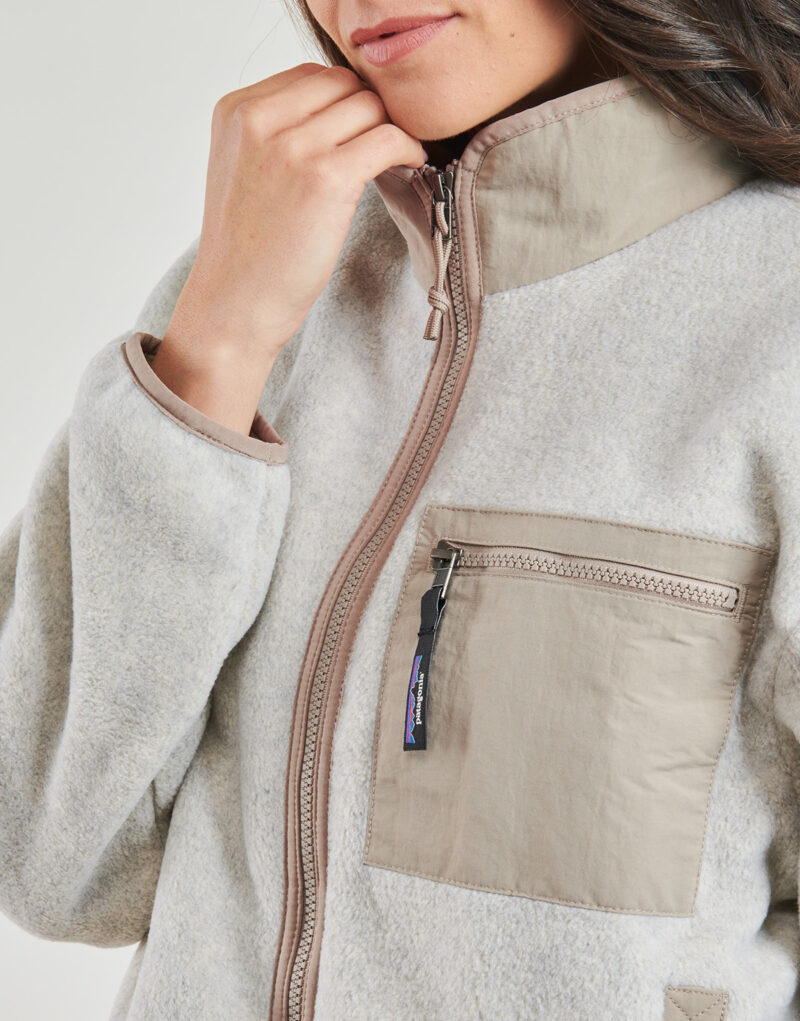 Felpa  Patagonia  WOMEN'S SYNCHILLA JACKET  Grigio -  Felpe Donna - 5