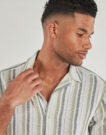 Camicia a maniche corte Only & Sons ONSTREV Verde Camicie a maniche corte Uomo - 5