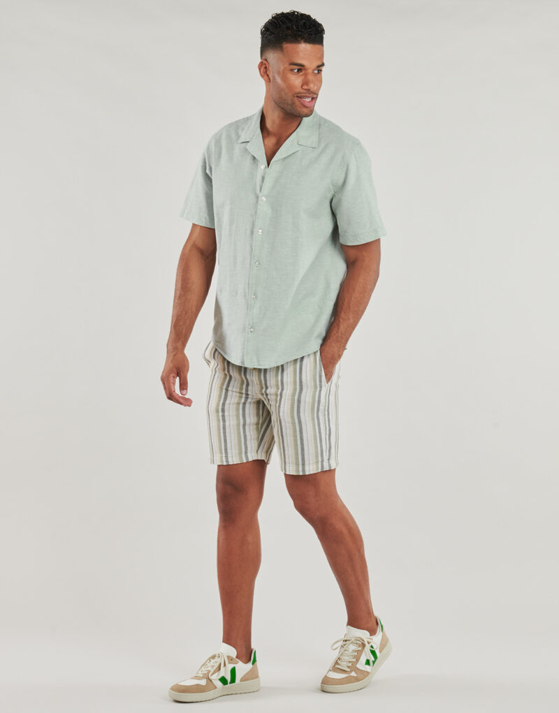 Camisa de manga corta Selected SLHREGSUN Verde Camisas de manga corta Hombre - 3
