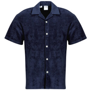 Camicia a maniche corte  Selected  SLHRELAXTALON  Marine -  Camicie a maniche corte Uomo