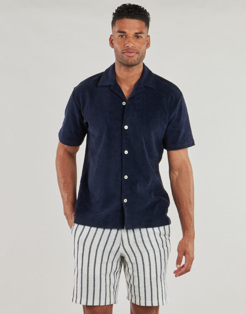 Camicia a maniche corte Selected SLHRELAXTALON Marine Camicie a maniche corte Uomo - 2