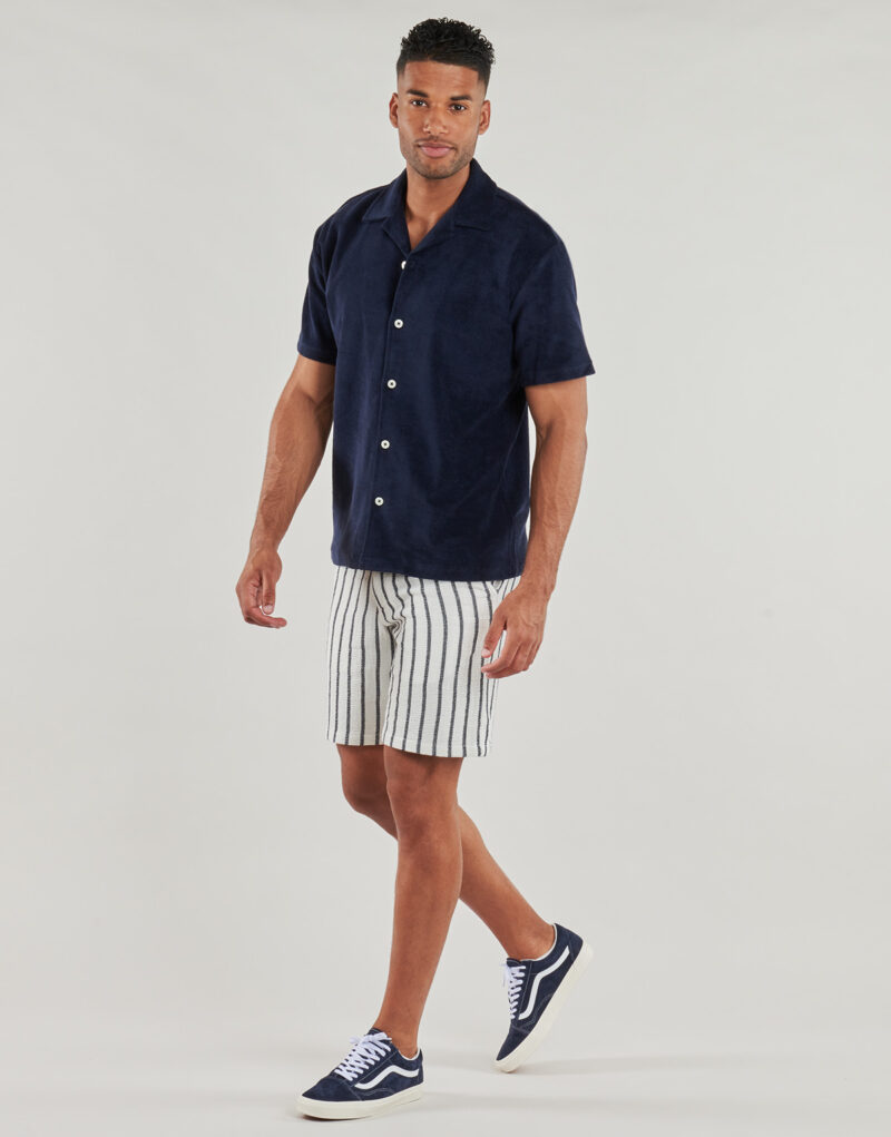 Camicia a maniche corte Selected SLHRELAXTALON Marine Camicie a maniche corte Uomo - 3