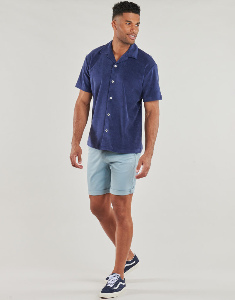 Camisa de manga corta Selected SLHRELAXTALON Azul Camisas de manga corta Hombre - 3