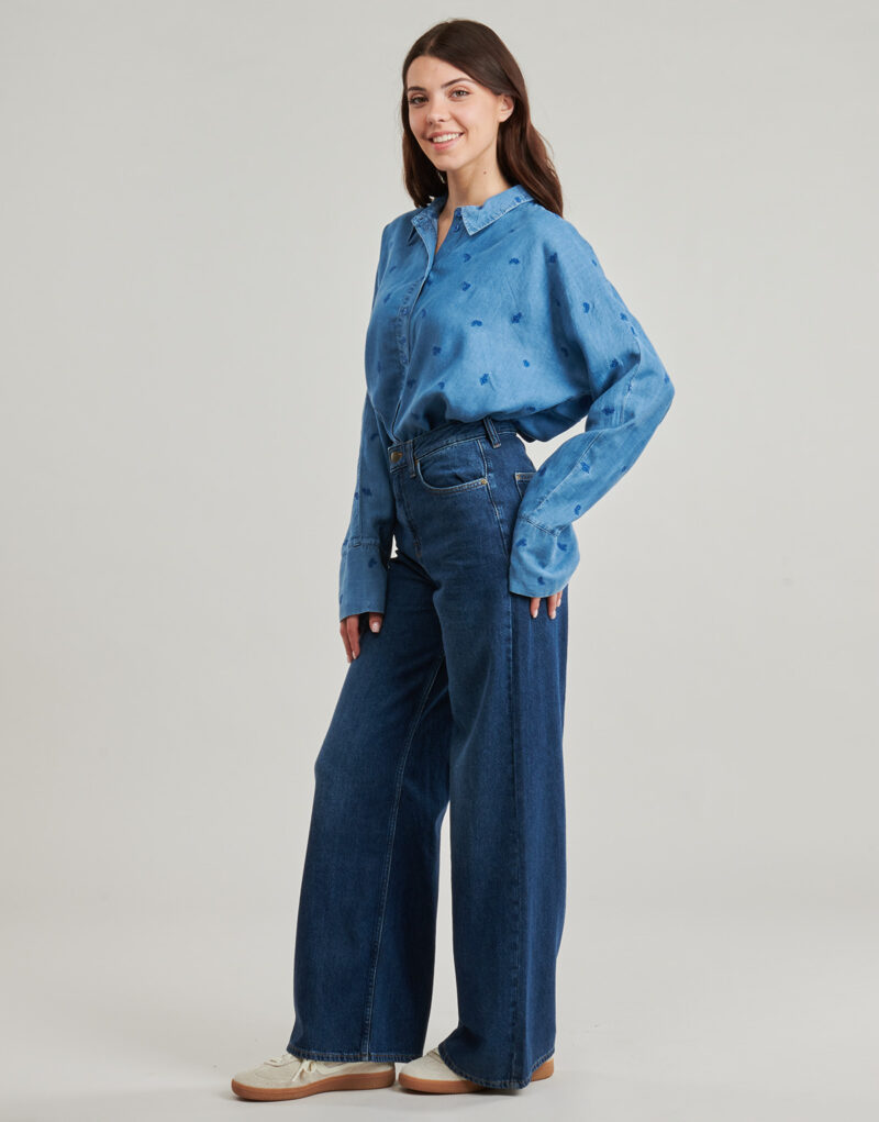 Jeans Flare Lee STELLA A LINE Blu Jeans Flare Donna - 3
