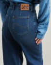 Jeans Flare Lee STELLA A LINE Blu Jeans Flare Donna - 5