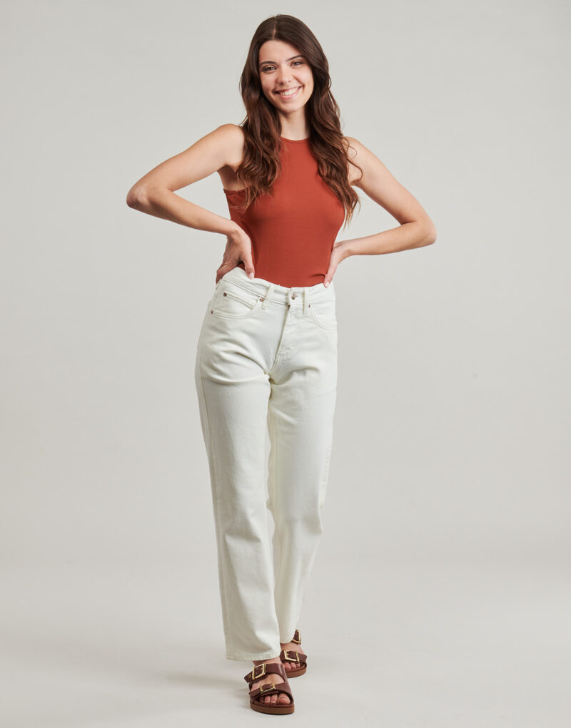 Jeans Lee RIDER CLASSIC Bianco Jeans Donna - 2