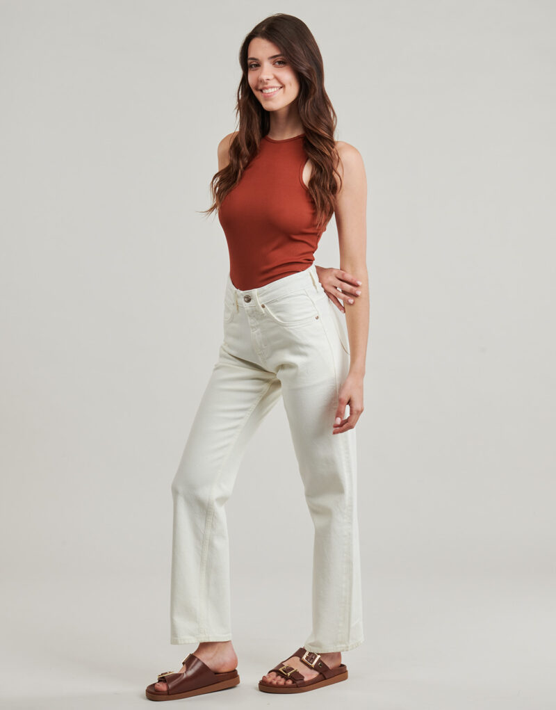 Jeans Lee RIDER CLASSIC Bianco Jeans Donna - 3
