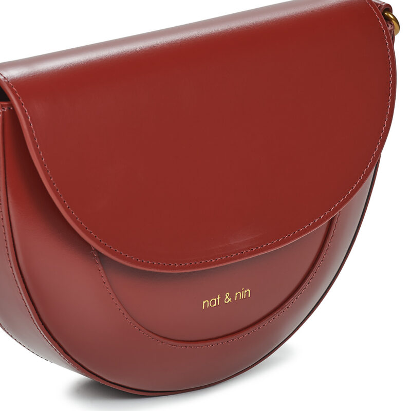 Nat et Nin BORA Burdeos Bolso de hombro Mujer - 4