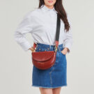 Nat et Nin BORA Burdeos Bolsa de bandolera Mujer - 6
