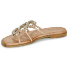 Exé Shoes 543-ORO-LEATHER-NATURAL Beige Ciabatta Donna - 4