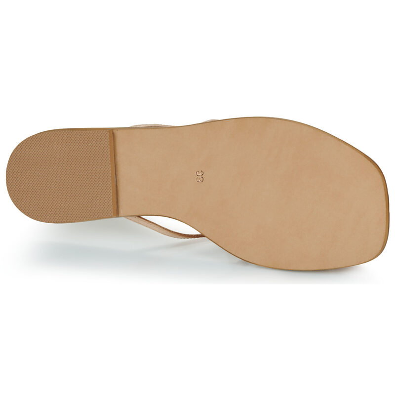 Exé Shoes 543-ORO-LEATHER-NATURAL Beige Ciabatta Donna - 7