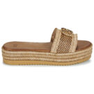 Exé Shoes 549-HYDRA-RAFFIA-TAN Marrone Ciabatta Donna - 2