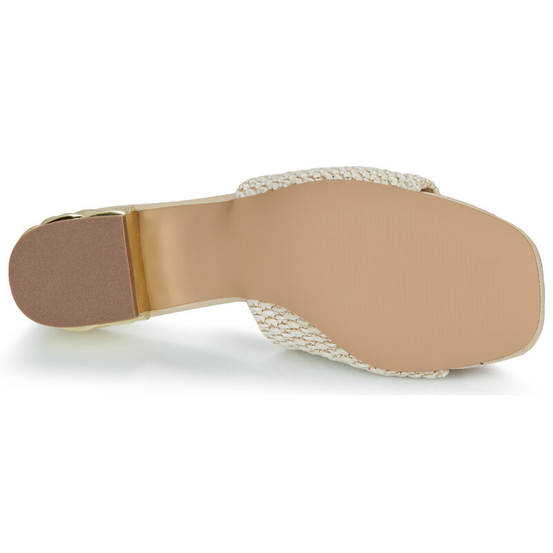 Exé Shoes KATY-424-RAFFIA-BEIGE Beige Ciabatta Donna - 7