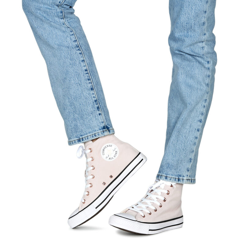 Converse  CHUCK TAYLOR ALL STAR PEACHED CANVAS  Grigio -  Sneakers alte Donna - 8