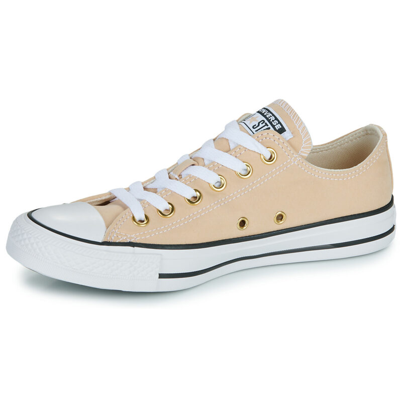 Converse CHUCK TAYLOR ALL STAR PEACHED CANVAS Beige Men's Sneakers - 4