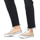 Converse CHUCK TAYLOR ALL STAR PEACHED CANVAS Beige Men's Sneakers - 8