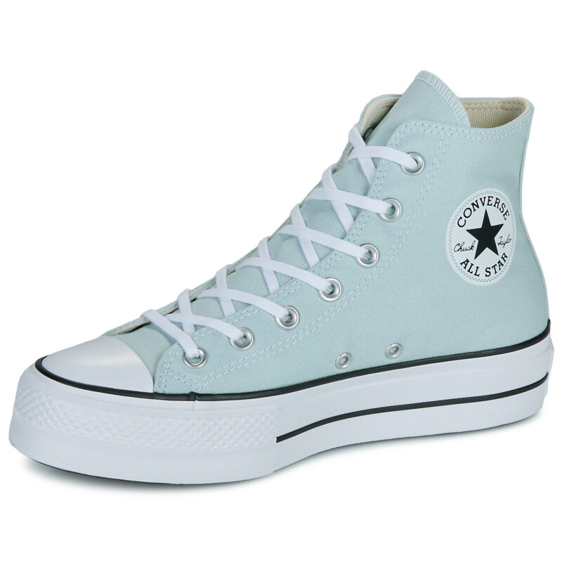 Converse CHUCK TAYLOR ALL STAR LIFT PLATFORM Blu Sneakers alte Donna - 4