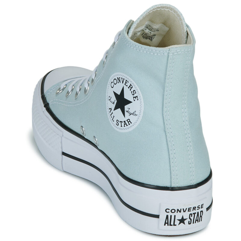 Converse CHUCK TAYLOR ALL STAR LIFT PLATFORM Blu Sneakers alte Donna - 5