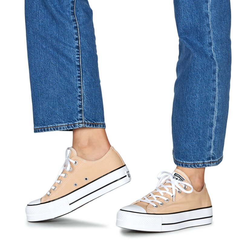 Converse CHUCK TAYLOR ALL STAR LIFT PLATFORM Beige Sneakers basse Donna - 8
