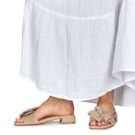 ALMA EN PENA V251944 Beige Women's Slipper - 8