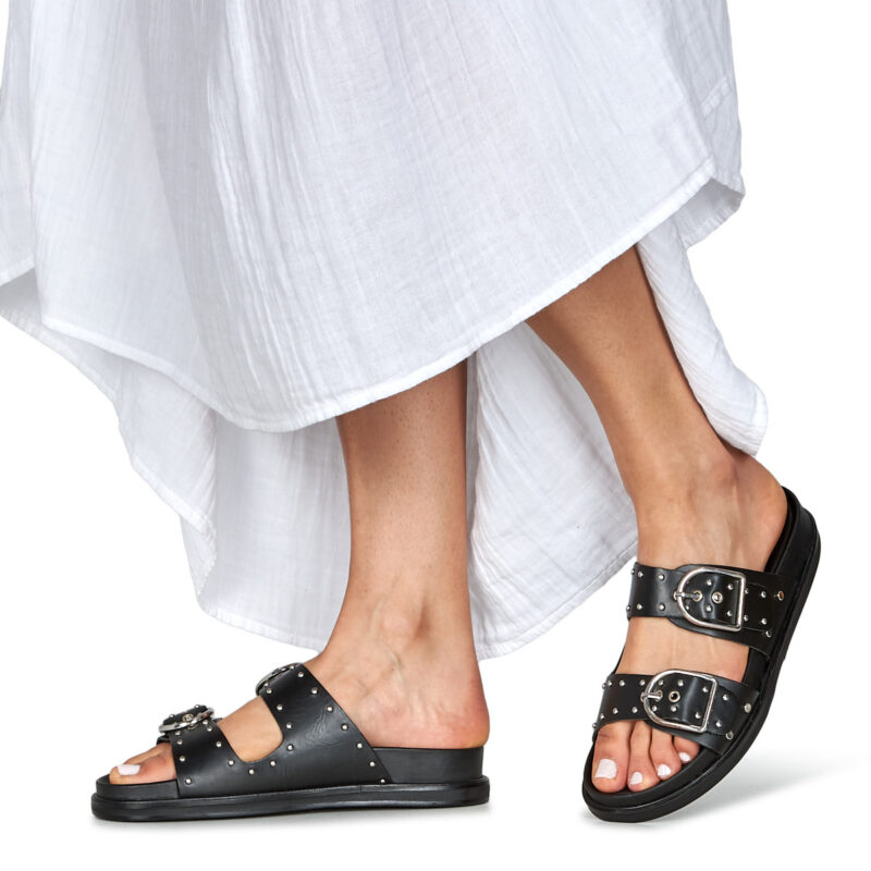 L'Atelier Tropézien  SH2338  Nero -  Ciabatta Donna - 8
