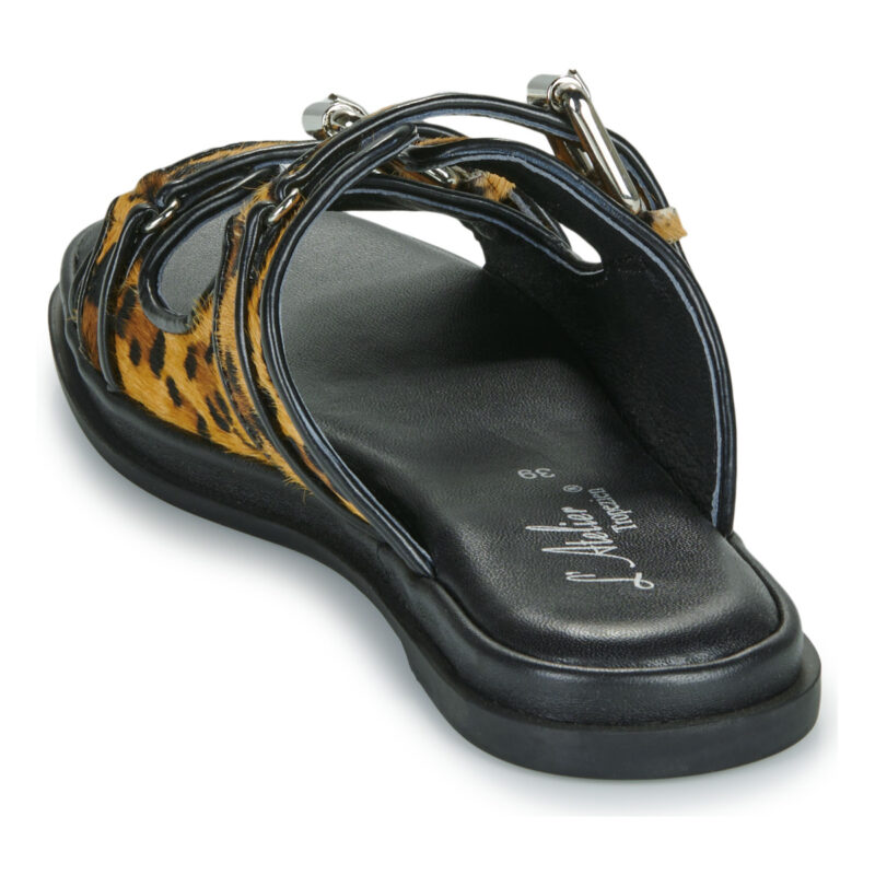 L'Atelier Trop&eacute;zien SH2313 Marrone Ciabatta Donna - 5