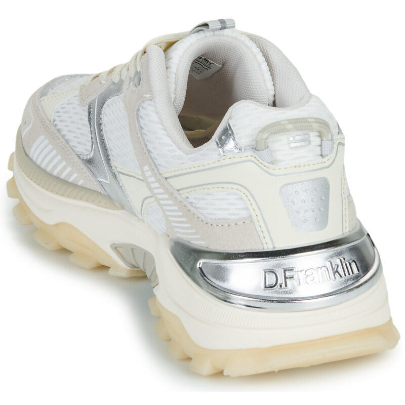 D.Franklin  347 FLAME  Argento -  Sneakers basse Donna - 5