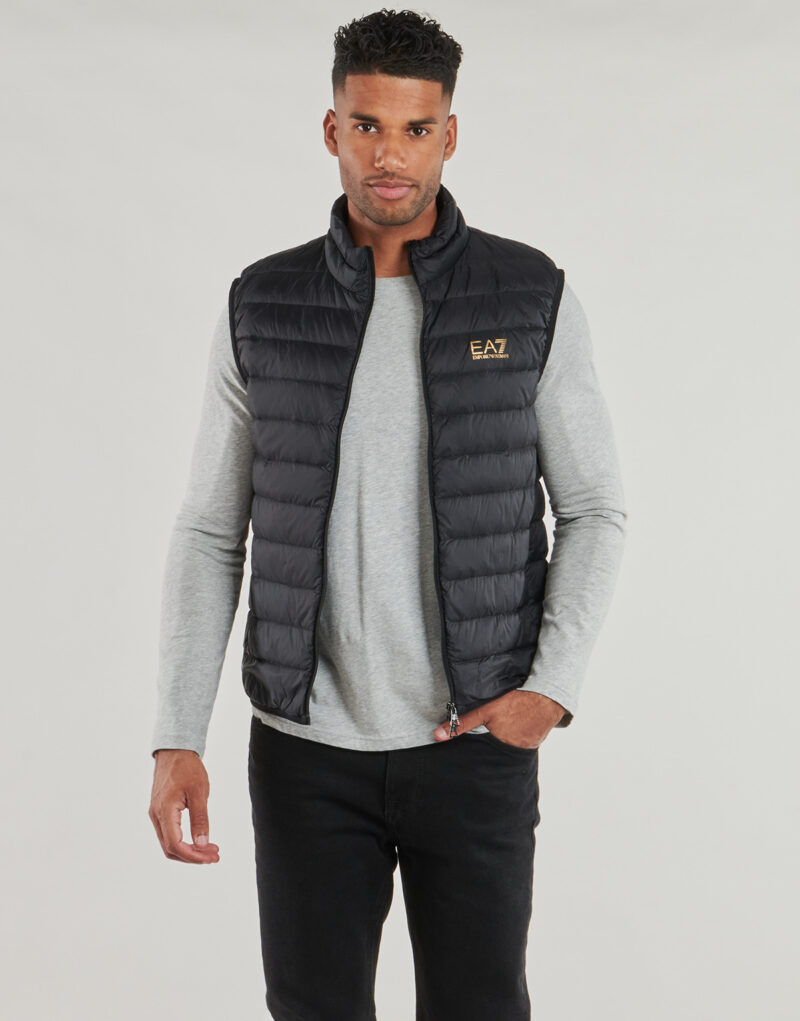 Piumino Emporio Armani EA7 TRAIN CORE ID DOWN LIGHT VEST CC 8NPQ06 Nero Piumini Uomo - 2