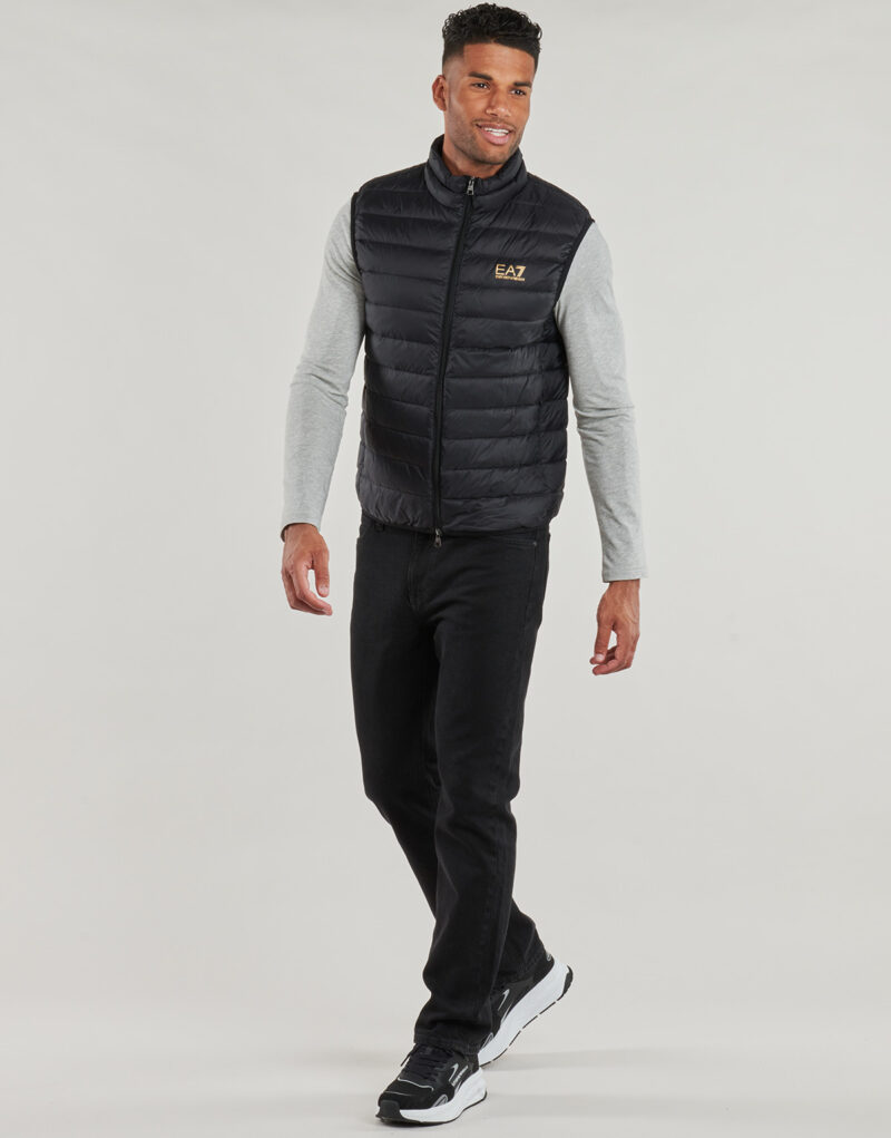 Piumino Emporio Armani EA7 TRAIN CORE ID DOWN LIGHT VEST CC 8NPQ06 Nero Piumini Uomo - 3