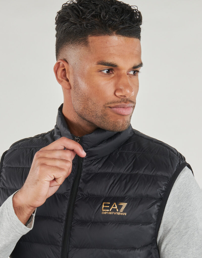 Piumino Emporio Armani EA7 TRAIN CORE ID DOWN LIGHT VEST CC 8NPQ06 Nero Piumini Uomo - 5