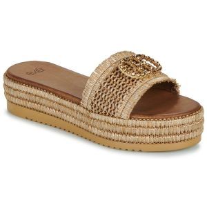 Ciabatta donna Exé Shoes 549-HYDRA-RAFFIA-TAN in marrone, realizzata in raffia per un look elegante e alla moda. Scarpe comode e versatili, perfette per ogni occasione estiva. Aggiungi stile al tuo guardaroba con queste ciabatte chic.