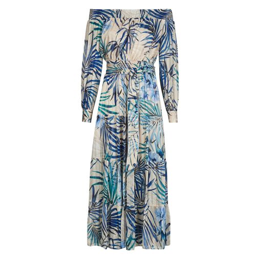 Abito lungo donna Guess JOSEE OFF SHOULDER, elegante vestito estivo con spalle scoperte, design trendy e chic perfetto per occasioni speciali. Disponibile in diverse taglie, ideale per outfit da cerimonia o eventi serali. Completo di dettagli raffinati, questo abito è un must-have per la stagione.