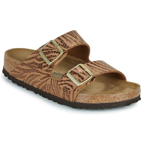 Ciabatta Donna BIRKENSTOCK Arizona SYN Soft Zebra Pecan, caratterizzata da un design elegante e contemporaneo con motivo zebra, realizzata in materiale sintetico morbido per un comfort ottimale. Perfette per l'estate, ideali per passeggiate casual e per completare il vostro outfit. Le suole ergonomiche offrono supporto e comodità durante tutto il giorno. Acquista ora le BIRKENSTOCK Arizona SYN Soft Zebra Pecan per un tocco di stile unico.