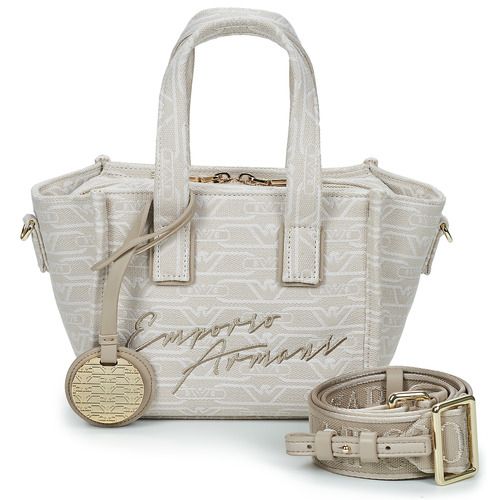Borsa Shopping donna Emporio Armani  TOTE M CANVAS JAQUARD MONOGRAM Emporio Armani 8059659930901