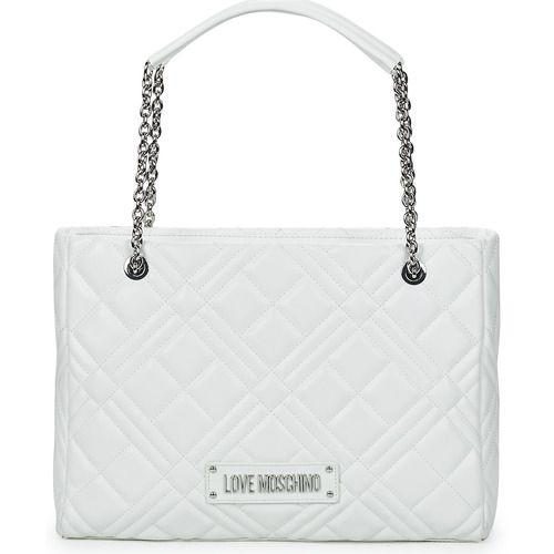 Borsa a spalla donna Love Moschino  QUILTED BAG JC4145  Bianco Love Moschino 8057623347809