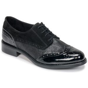 Scarpe Derby Donna Betty London CODEUX in Nero, eleganti e versatili, ideali per ogni occasione. Design classico e materiali di alta qualità per un comfort duraturo. Perfette per completare il tuo outfit con stile. Acquista ora per un look raffinato e alla moda.