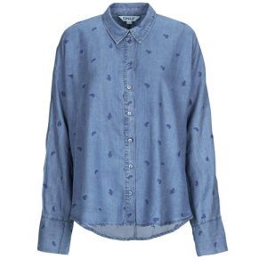 Camicia Donna Only ONLNEW Blu, elegante e versatile, ideale per ogni occasione. Realizzata in tessuto morbido e confortevole, questa camicia presenta un design moderno e alla moda. Perfetta da abbinare con jeans o gonne per un look casual chic. Disponibile in diverse taglie, è un must-have nel tuo guardaroba primaverile. Acquista ora la camicia Only ONLNEW Blu per un elegante outfit giornaliero.