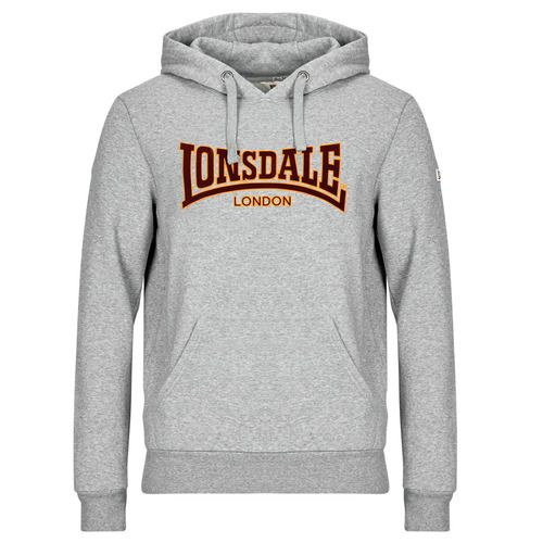 Felpa uomo Lonsdale HOODED CLASSIC LL002 in grigio, ideale per un look casual e sportivo. Realizzata con materiali di alta qualità, offre comfort e stile. Perfetta per l'abbigliamento quotidiano o per attività all'aperto. Disponibile online, un must-have per gli amanti della moda maschile.