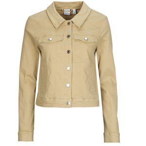 Giacca in jeans donna Vero Moda VMWILD beige, elegante e versatile, perfetta per ogni occasione. Realizzata in denim di alta qualità, offre comfort e stile, ideale per completare il tuo outfit casual. Acquista ora la tua giacca Vero Moda per un look alla moda!