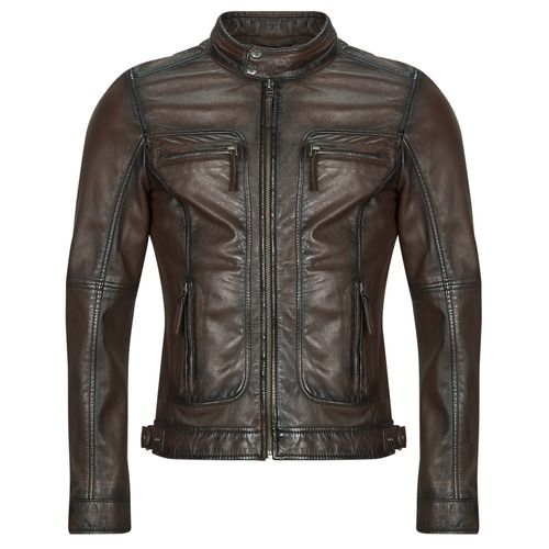 Giacca in pelle uomo Oakwood CASEY marrone, elegante e versatile, perfetta per ogni occasione. Realizzata in pelle di alta qualità, offre comfort e stile. Acquista ora la giacca in pelle Oakwood CASEY e aggiungi un tocco di classe al tuo guardaroba.
