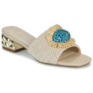 Ciabatta Donna Exé Shoes KATY-424-RAFFIA-BEIGE in beige, comoda e alla moda, realizzata in rafia. Perfetta per l'estate, ideale per outfit casual e da spiaggia. Scopri il comfort e lo stile delle ciabatte Exé, perfette per ogni occasione.