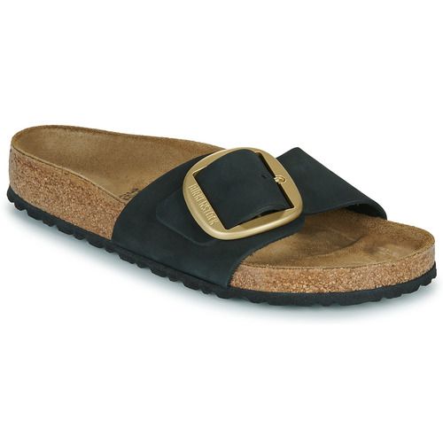 Ciabatta Donna BIRKENSTOCK Madrid Big Buckle LENB black, elegante e comoda, con grande fibbia, ideale per un look alla moda. Perfetta per ogni occasione, presenta una resistente soletta anatomica per il massimo del comfort. Scopri il tuo stile con queste ciabatte trendy e versatili, perfette per la stagione estiva. Acquista ora le BIRKENSTOCK Madrid Big Buckle LENB black!
