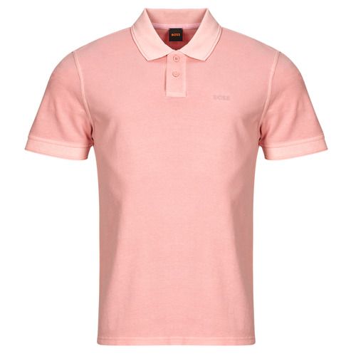 Polo Uomo BOSS Prime Rosa: elegante e alla moda, realizzata in cotone di alta qualità per un comfort eccezionale. Perfetta per occasioni casual e abbinamenti versatili. Scopri il tuo stile con la Polo BOSS Prime Rosa, un must-have nel guardaroba maschile.