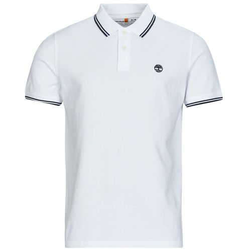 Polo uomo Timberland SHORT SLEEVE POLO Bianco, elegante e versatile, ideale per ogni occasione. Perfetta per un look casual e alla moda, realizzata con materiali di alta qualità per garantire comfort e durabilità. Acquista ora la tua polo Timberland per un guardaroba trendy!