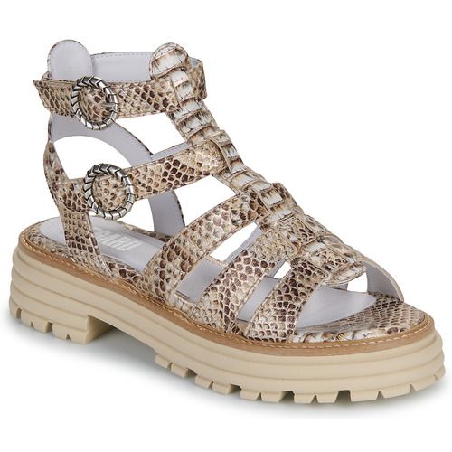 Sandali CLEO da donna di Regard in pelle con tacco elegante, disponibili in colore chiaro. Design raffinato e comfort ideale per ogni occasione estiva. Perfetti per look casual o formali, questi sandali sono un must-have nel tuo guardaroba.