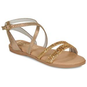 Sandali Donna Les Petites Bombes LOA Oro, eleganti e raffinati, perfetti per l'estate. Realizzati in materiali di alta qualità, questi sandali incoronano ogni look con stile e comfort. Ideali per occasioni speciali o per un'uscita informale, garantiscono versatilità e tendenza. Disponibili in oro scintillante, sono un must-have per ogni fashionista.
