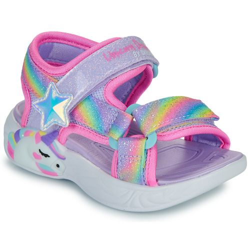 Sandali bambini ragazza Skechers  SANDALE LUMINEUSE UNICORN DREAMS  Multicolore Skechers 198739120783