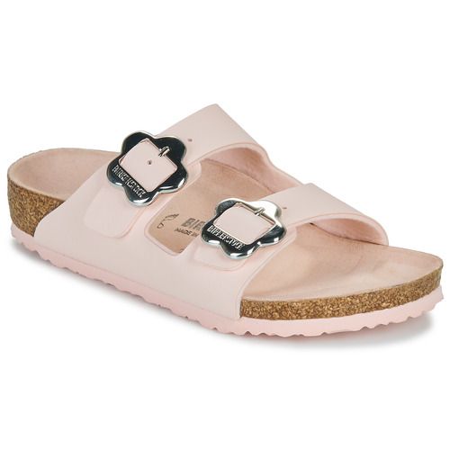 Scarpe bambini ragazza BIRKENSTOCK  Arizona Kids Flower Buckle BF Light Rose  Rosa BIRKENSTOCK 4067707018147